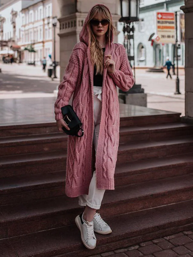 pink cardigans